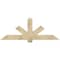 Ekena Millwork Kennewick Rough Sawn Timber Gable Bracket, Douglas Fir, 72"W x 27"H x 4"D x 6"F, 9/12 Pitch GBW072X27X0406KEN00RDF - alternate 1